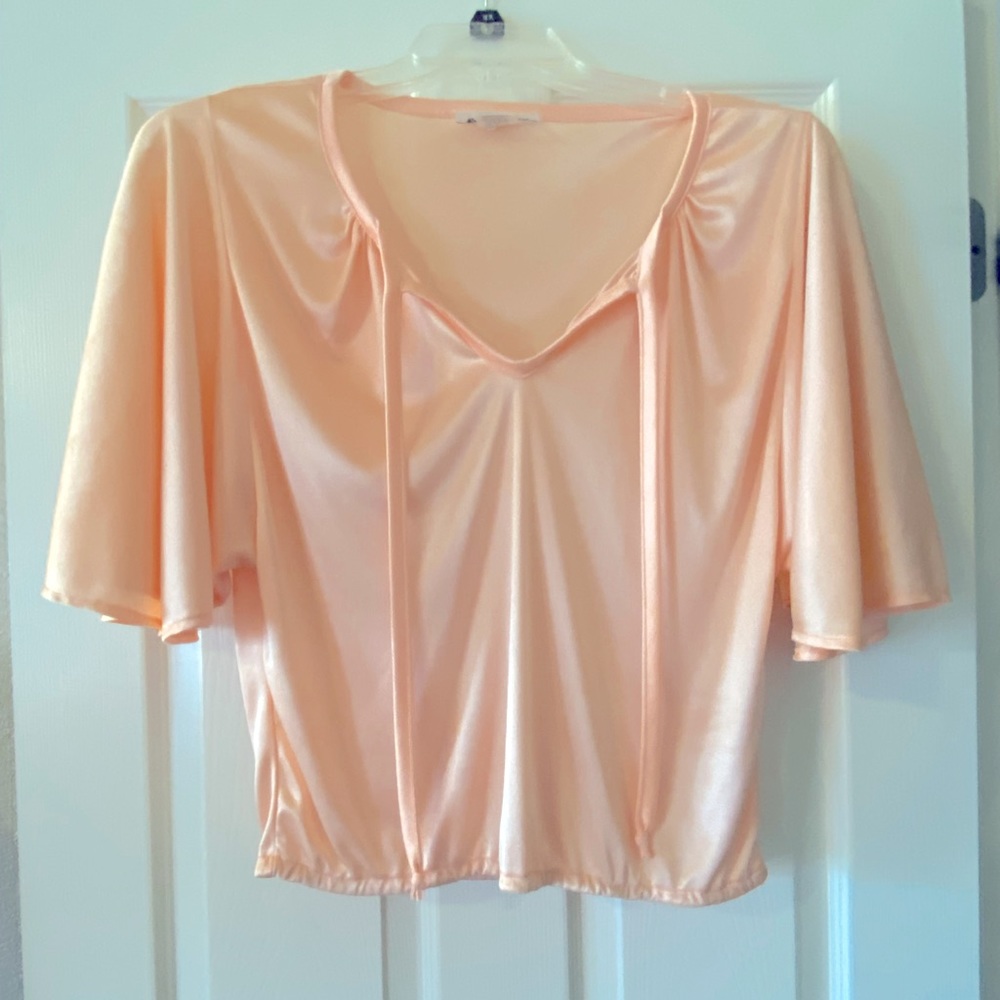Paul Shaw Butterfly Sleeve Top